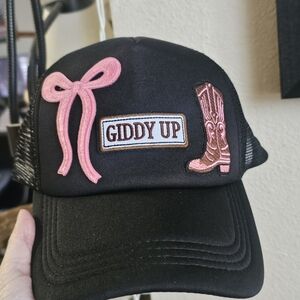 Black and Pink Women's Hat